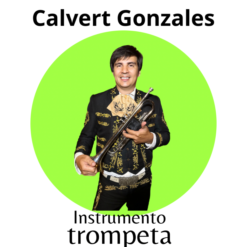 Calvert gonzales integrante del mariachi son mexicano